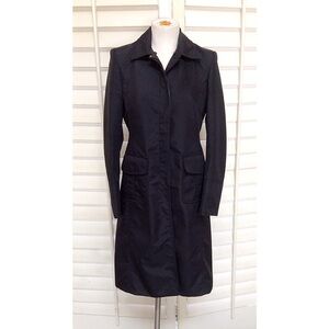 Karen Millen Coat - Black Button Down Coat